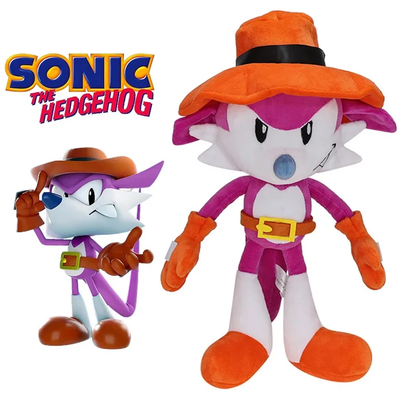 30Cm Super Sonic The Hedgehog Fang The Sniper Soft Plush Farcito Doll Game Anime Nack The Weasel Home Decor Giocattoli Per Bambini Regalo