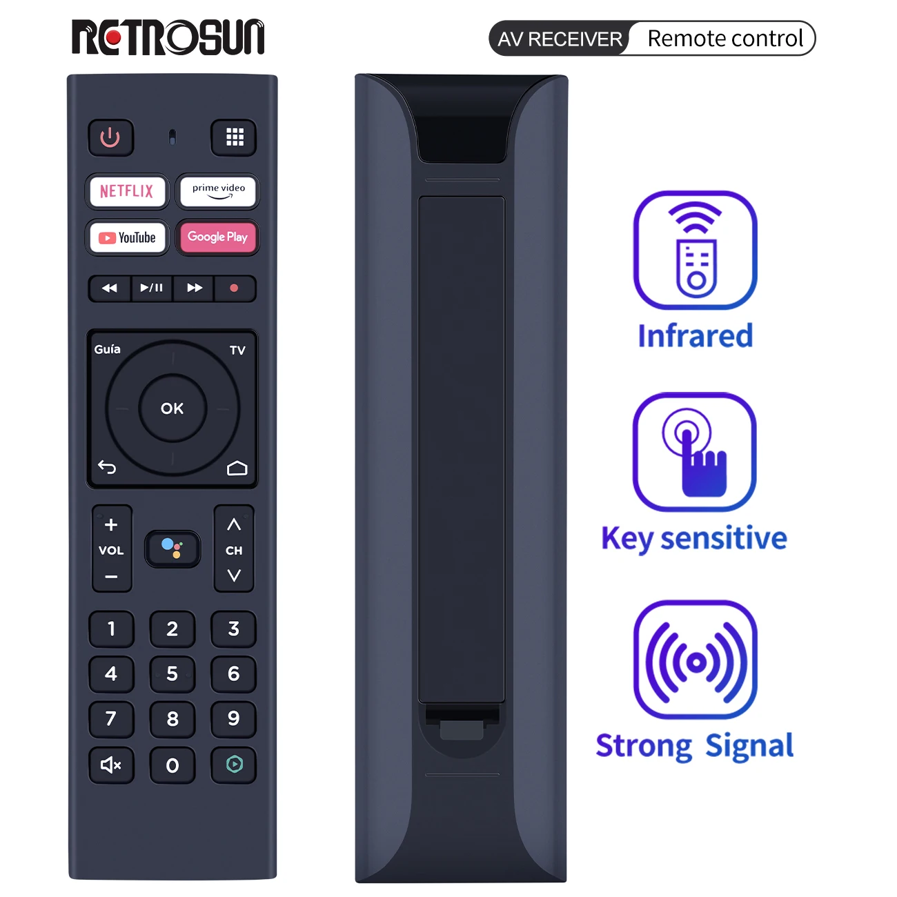 Nuovo Telecomando Vocale Per Sfr Connect Tv Simpli One Box Forte Ricevitore Terrestrischer Dvb-T