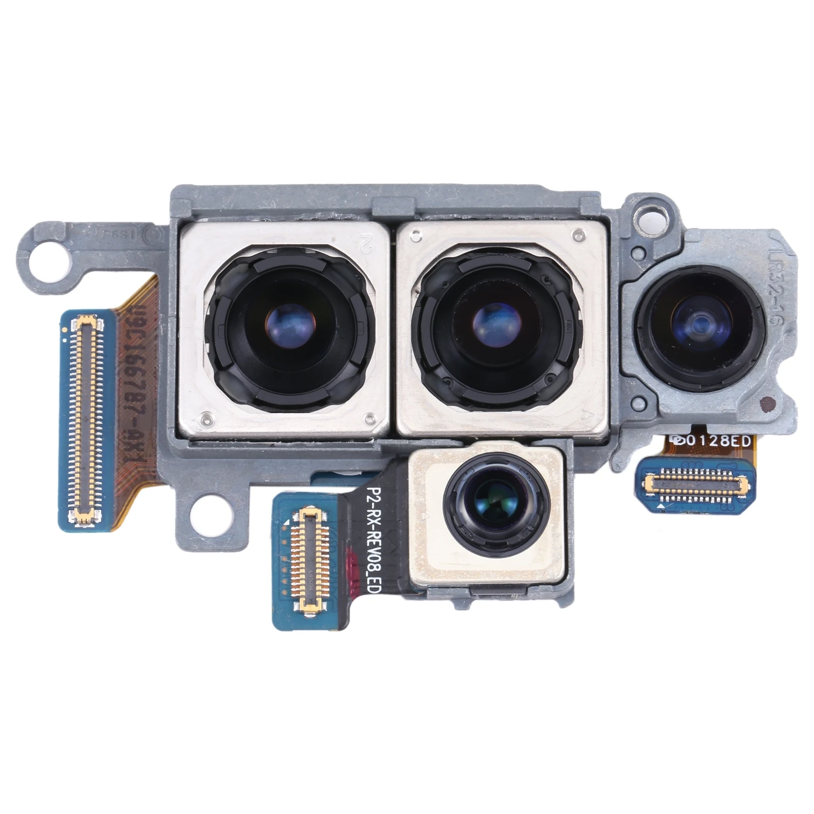 Set Fotocamera Originale (Teleobiettivo + Profondità + Ampia + Fotocamera Principale) Per Samsung Galaxy S20 +/S20 + 5G Sm-G985F/G986F Versione Ue