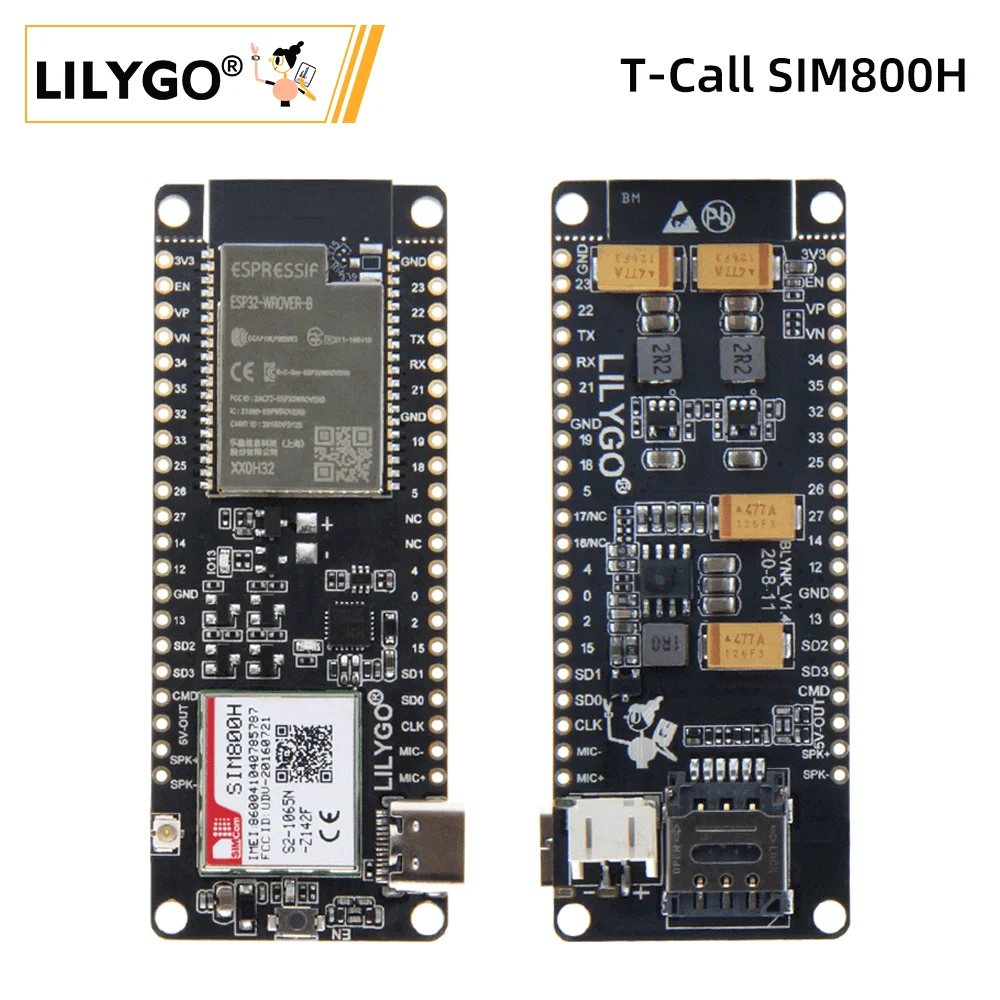 Lilygo® Ttgo T-Call V1.4 Sim800H Schede Di Sviluppo Esp32 Modulo Wireless Antenna Sim Wifi Bluetooth Expand Board Per Arduino