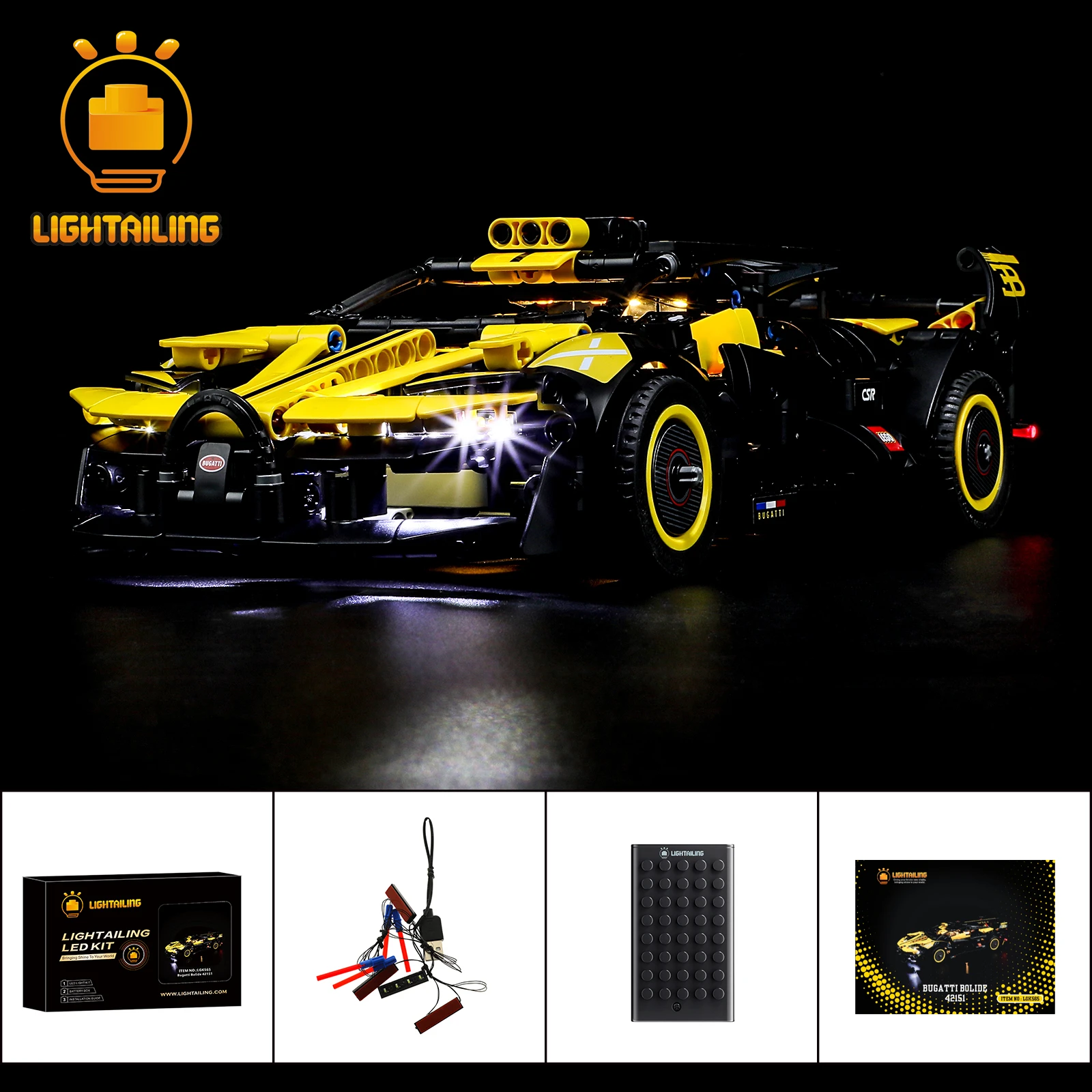 Lightailing Led Light Kit Per 42151 Building Blocks Set (Non Includere Il Modello) Giocattoli Per Bambini