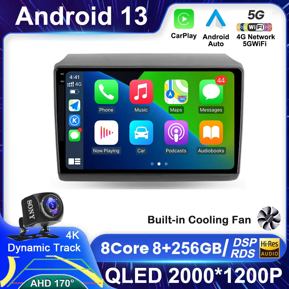 Android 13 Per Fiat Ducato 2007-2015 Citroen Jumper Peugeot Boxer 2011-2015 Radio Carplay 2 Din Autoradio Multimediale Autoradio