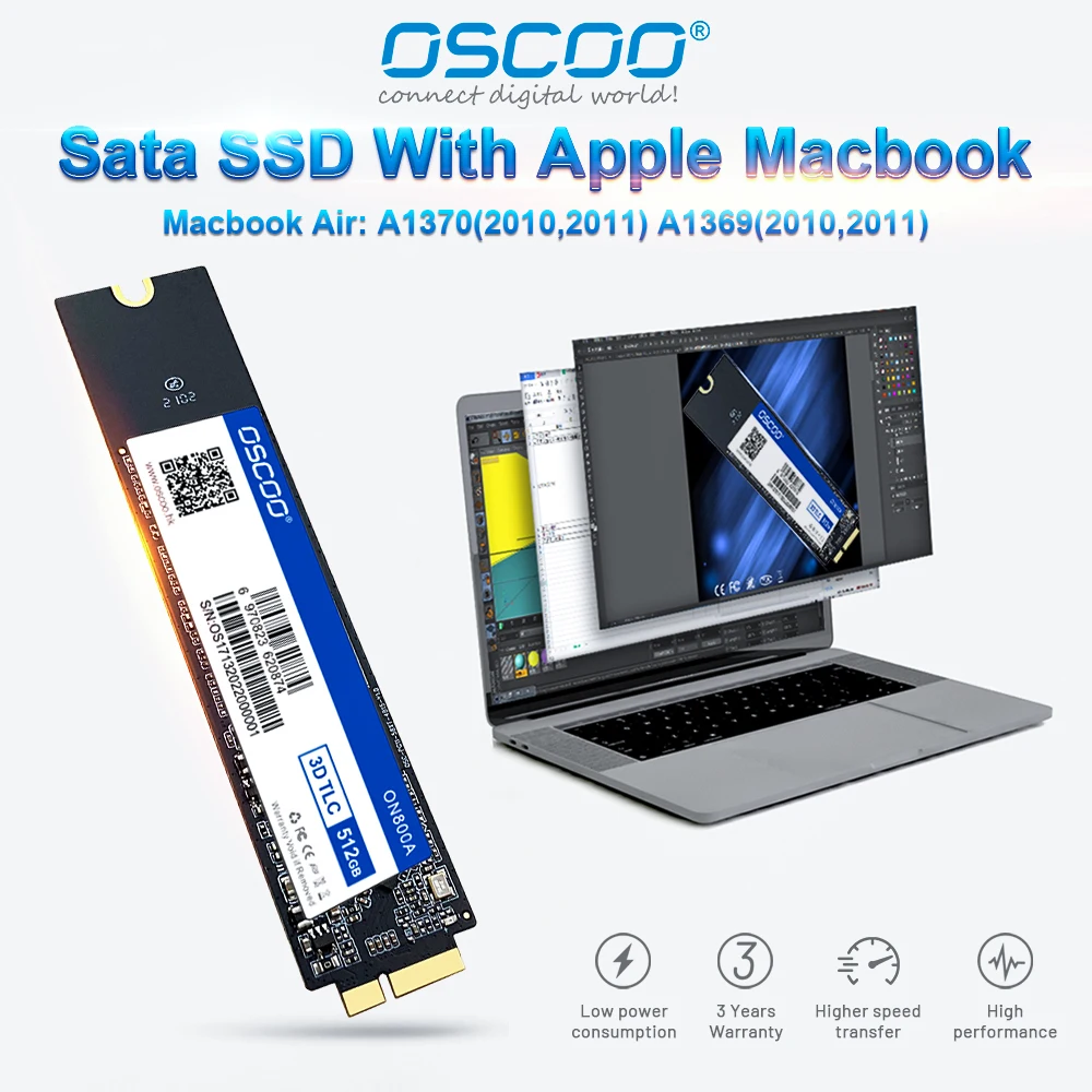 Hard Disk Ssd 128Gb 256Gb 512Gb 1T Per Macbook 2011 A1369 A1370 Ssd Hard Disk 2010 A1369 A1370 Apple Macbook Ssd