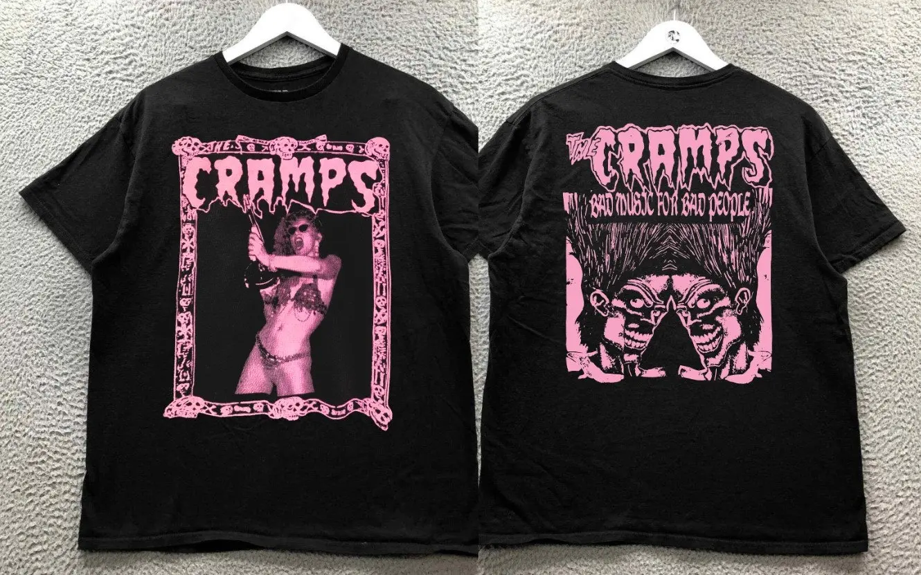 I Crampi Poison Ivy T-Shirt Bad Music For Bad People Shirt