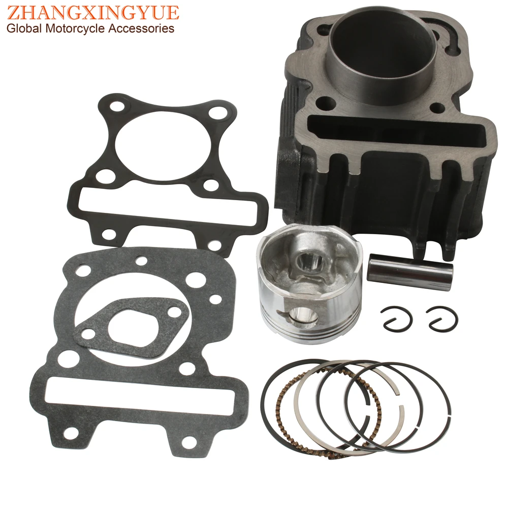 70Cc 47Mm Big Bore Kit Blocco Cilindri Per Aprilia Sr Motard 50 Scarabeo 50Cc 4V 4T Parti Del Motore Scooter