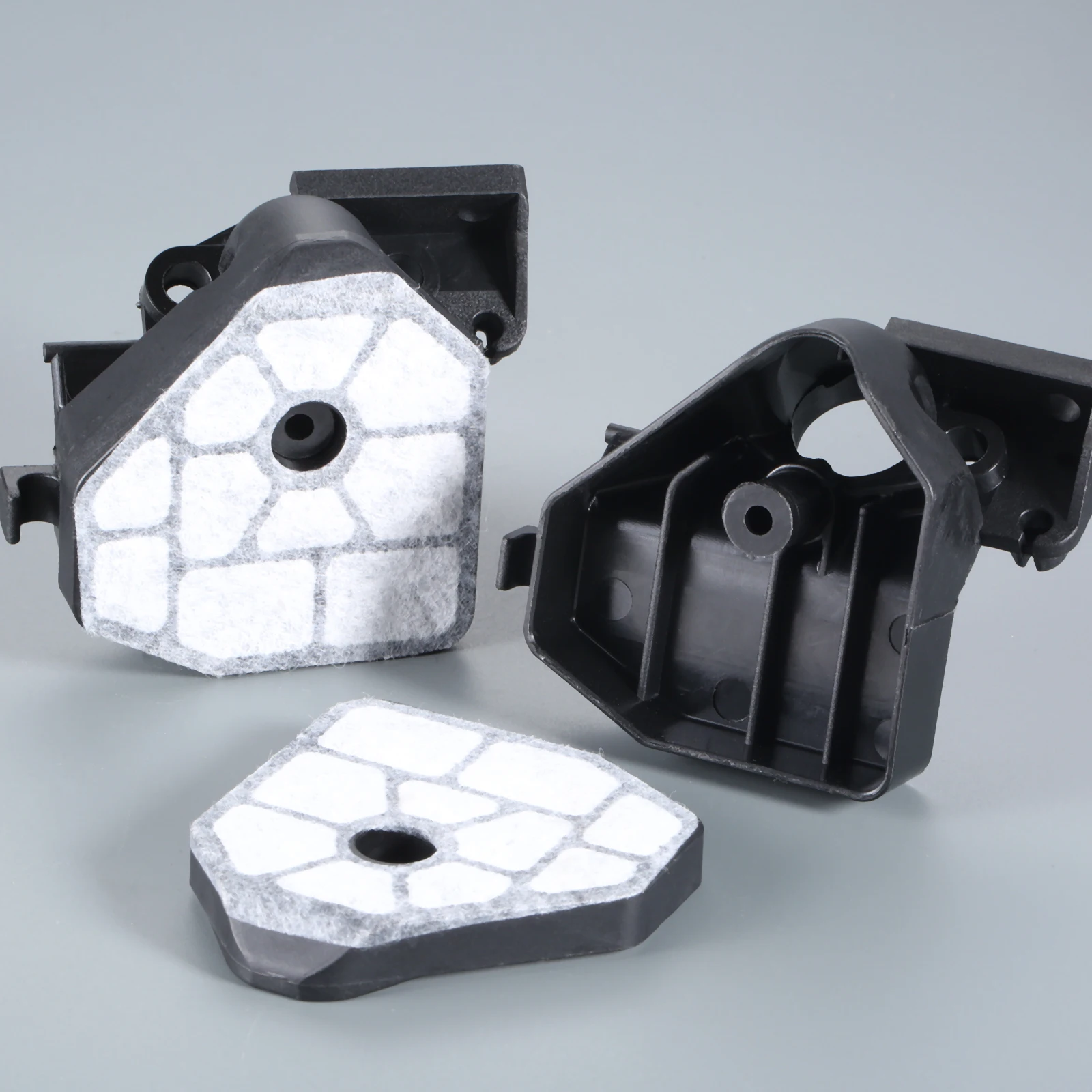 2 Set Filtro Aria Base Coperchio Pulitore Assemblaggio Per Partner P350S P340S P 350S Motosega Giardino Utensili Elettrici Pulizia Kit Filtro Aria