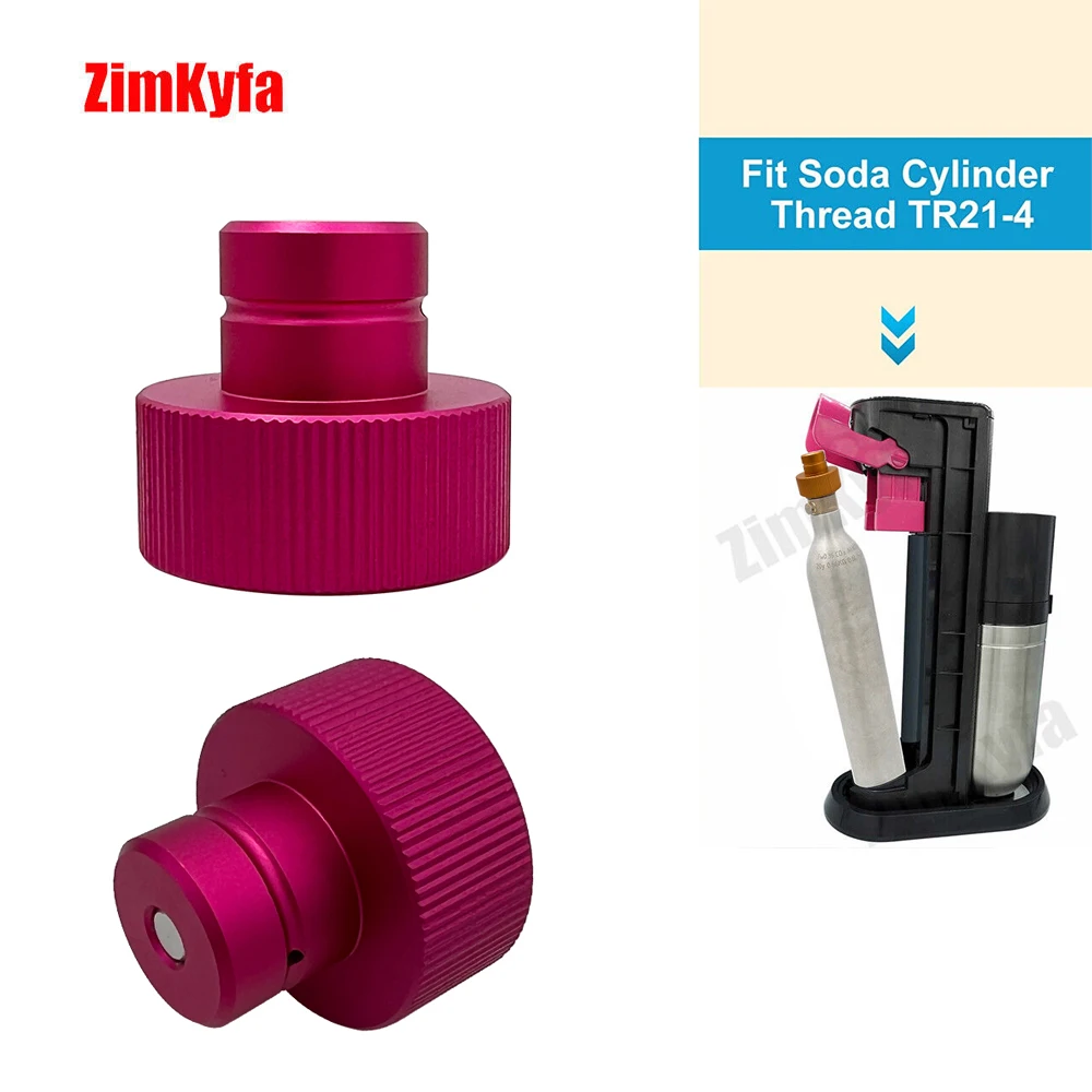 Convertitore Adattatore A Connessione Rapida Co2 Per Sodastream Duo Terra Art Soda Machine To Bubbler Tr21-4 Conversione Della Bottiglia Del Serbatoio