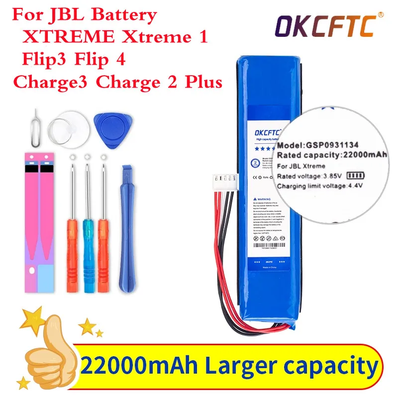 Batteria Okcftc Per Altoparlante Jbl Flip3 Flip 4 Xtreme Charge3 Charge 2 Plus Charge 2 Charge 3 2015 Jbl Xtreme 1 Batterie Per Altoparlanti