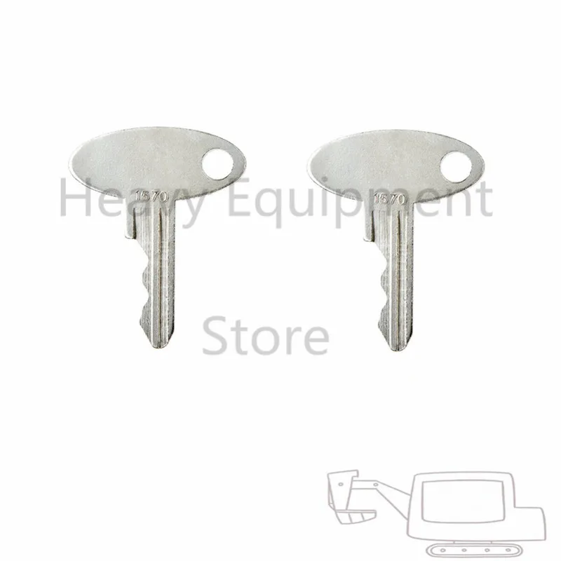 (2) Chiavi Per Ford, Modelli Di Trattori New Holland 1520 1530 1620 1630 1715 Etc- 1570