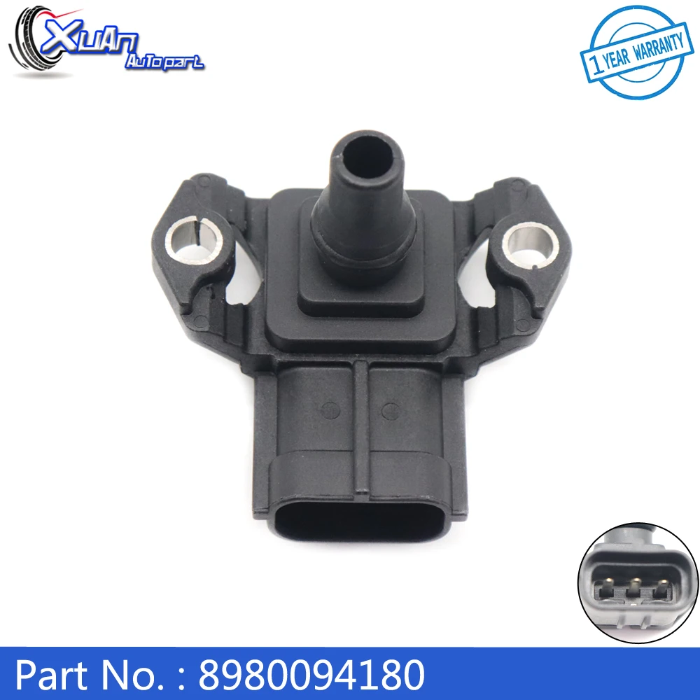 Xuan Map Collettore Sensore Di Pressione Assoluta 8980094180 Per Holden Rodeo Colorado Isuzu Dmax D-Max Rodeo 2.5 3.0 Ditd 89009-4180