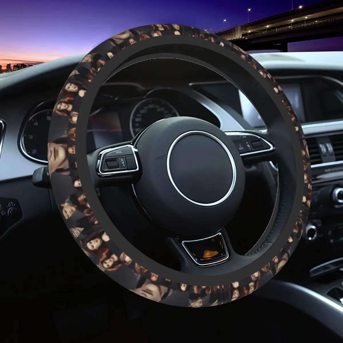 Edward Car Steering Wheel Cover The Twilight Saga Breaking Dawn Steering Wheel Protective Cover Car-Styling Car Accessories