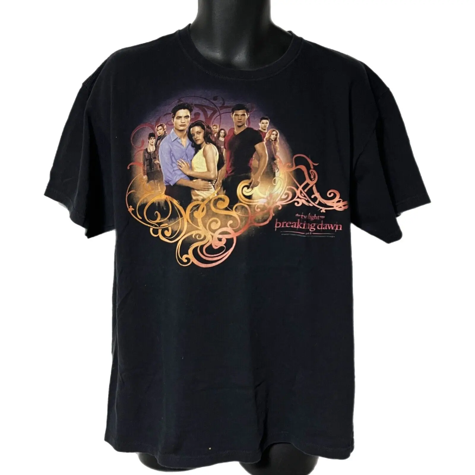 Vintage The Twilight Saga Breaking Dawn Part 1 Movie Promo Tee T Shirt Xl