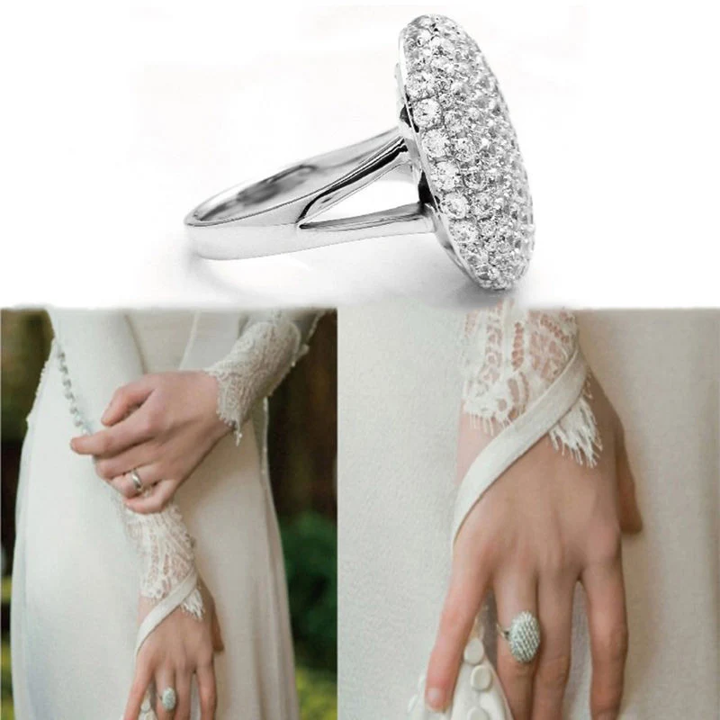 Gioielli In Cristallo The Twilight Breaking Dawn Bella Fedi Nuziali Fedi Nuziali Moda Anello Di Fidanzamento Per Regali Da Donna