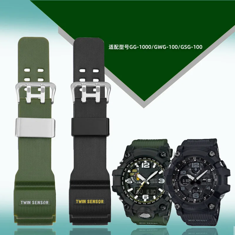Per Orologi Casio Cinturini In Gomma Siliconica Per Casio Gg1000 Gwg100 Gsg100 Cinturino Da Uomo Con Cinturino Per Orologio Da Polso