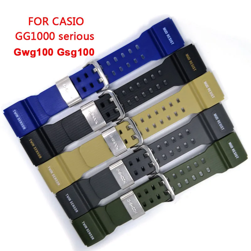 Per Orologi Casio Cinturini In Gomma Siliconica Per Casio Gg1000 Gwg100 Gsg100 Cinturino Per Orologio Tutto Grave