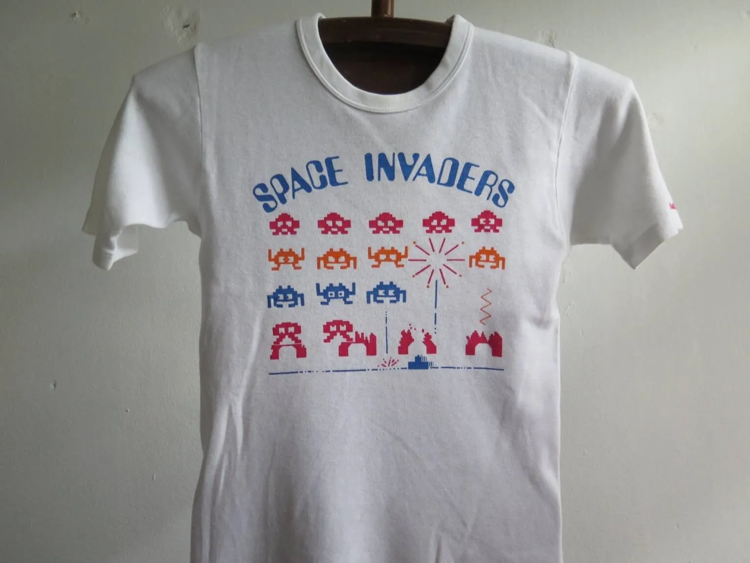 Maglietta Vintage Space Invasers Space Opachers Game 80S Arcade