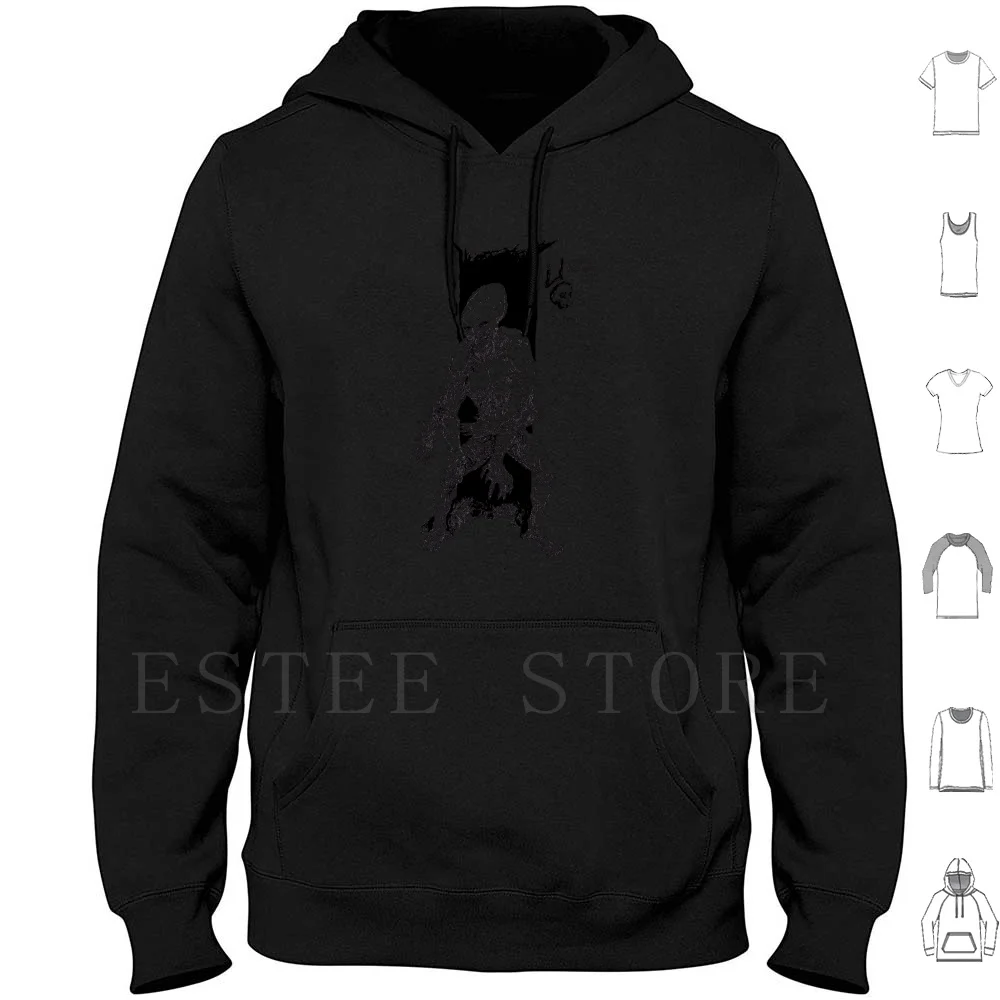 The Hoodies Manica Lunga Xenomorph Invers Spazio Esterno Horror Ink B W
