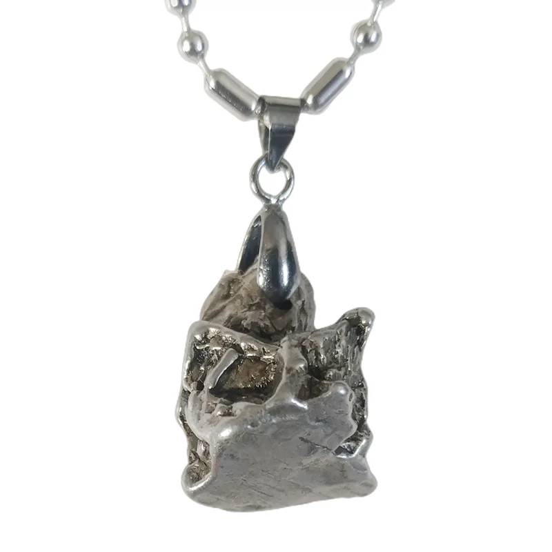 Campo Del Cielo Meteorite Natural Argentine Iron Meteorite Pendant Iron Meteorite Necklace Jewelry Gift