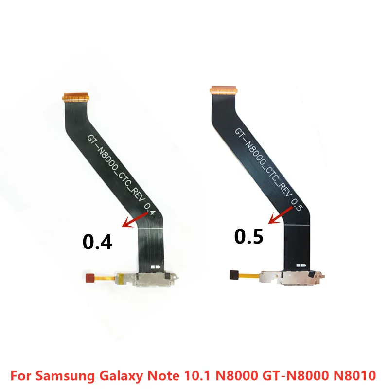 Cavo Flessibile Di Ricarica Usb Per Samsung Galaxy Note 10.1 N8000 Gt-N8000 N8010 Dock Charge Jack Presa Connettore Porta Nastro