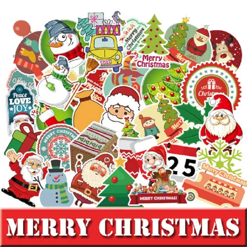 5Pcs New Christmas Motorcycle Car Sticker Decal Casuale Fiocchi Di Neve Sticker Adesivi Impermeabili Moto Car Sticker Moto