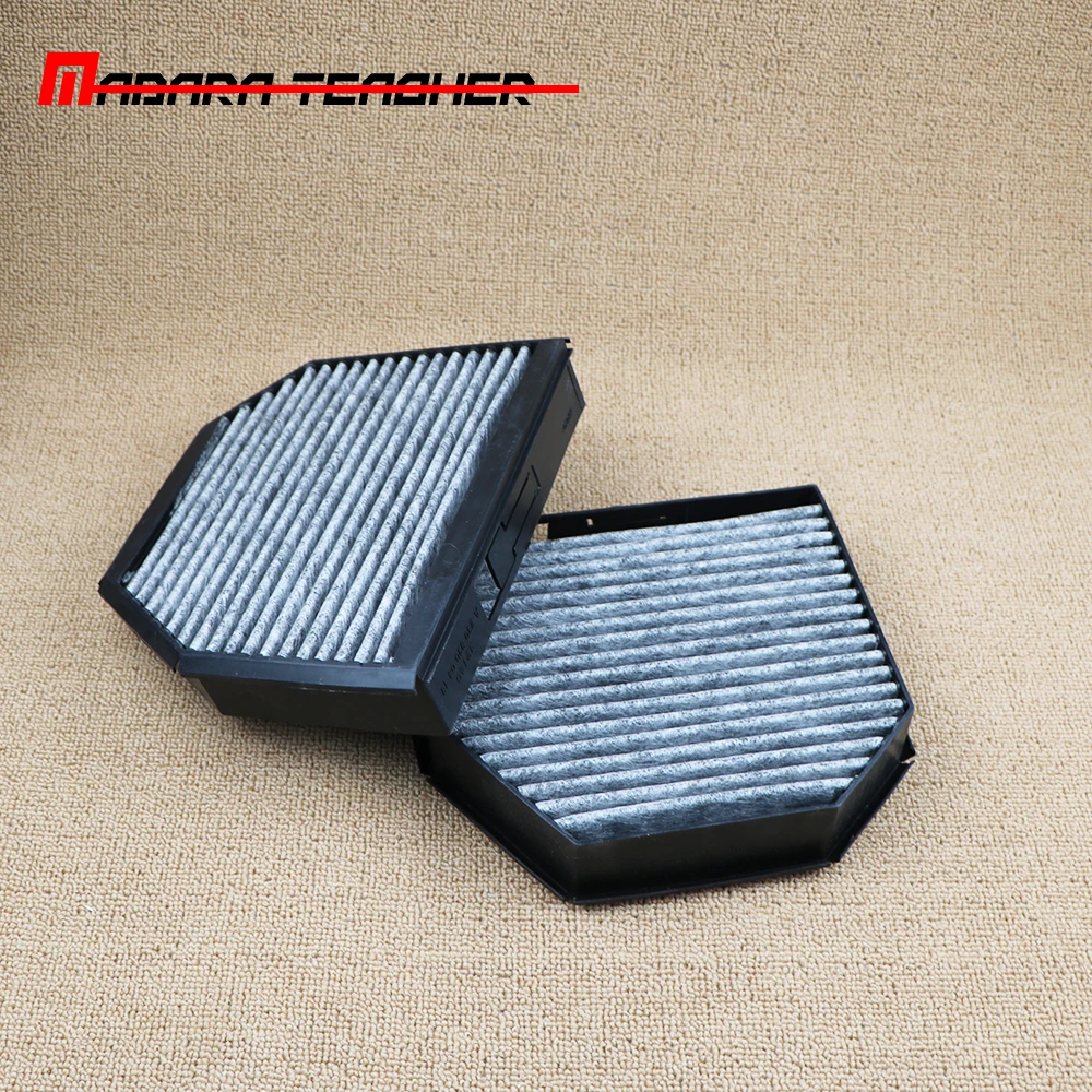 2308300418 Set Filtro Aria Abitacolo Carbone Per Mercedes R230 Sl500 Sl55 Sl550 Sl600 Sl63 Sl65 Amg