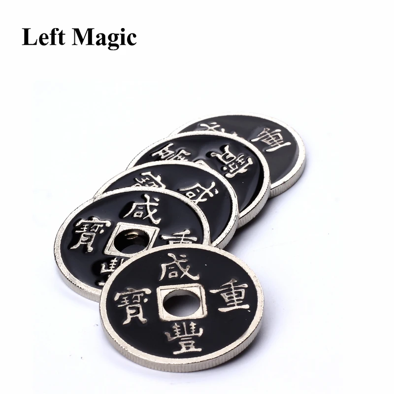 1 Pcs Trucchi Di Magia Moneta Cinese Us Half Dollar Dimensione Nero Mentale Monete Antiche Monete Magia Puntelli Accessori Close Up Magia