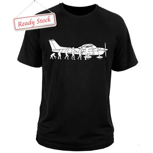 New Cotton Tees Cessna Airplane New T-Shirt Da Uomo Taglia S A 3Xl