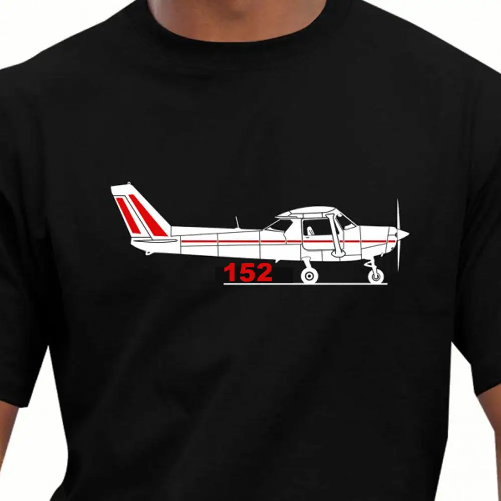 Vendita Calda Super Fashion Cotton Print T-Shirt Da Uomo Aeroclassic Ppl Pilot Cessna 152 Magliette Traspiranti Ispirate Agli Aerei