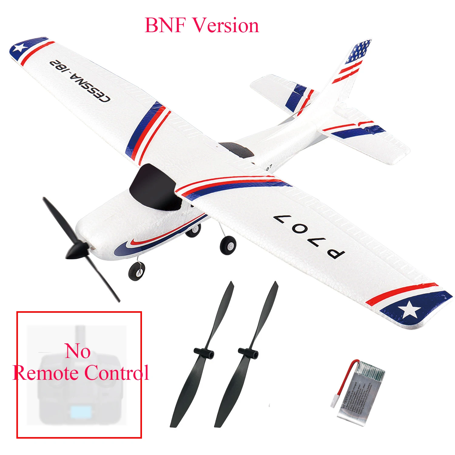 P707 2.4G 3Ch Cessna 182 Micro Rc Airplane Bnf Senza Trasmettitore Drone Outdoor Toy Per Età 14 + Regalo Per Bambini