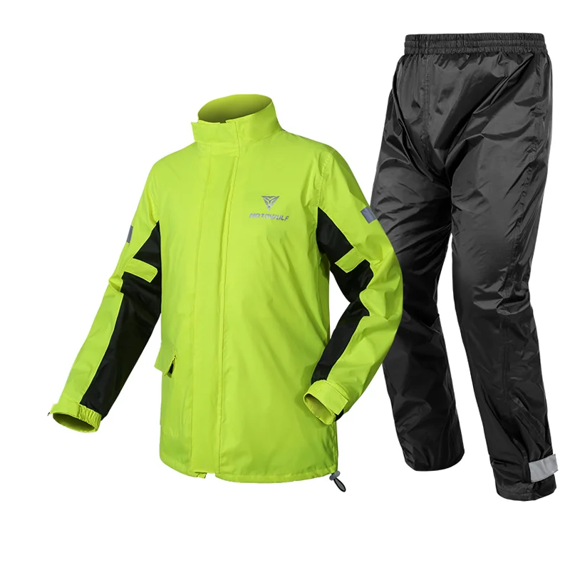 Waterproof Raincoat Motorcycle Riding Workwear Men'S Sports Suit Fishing Mountaineering Heavy Rain Raincoat Rain Gear