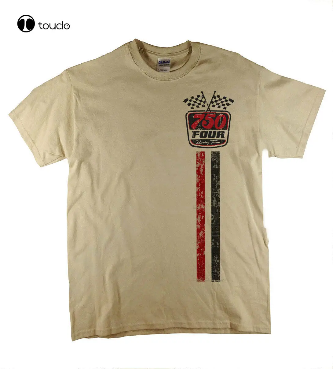 Hon 750 Four Classic 1968 - 2003 Cb 750 Cb750 T-Shirt Da Moto T-Shirt Naturale