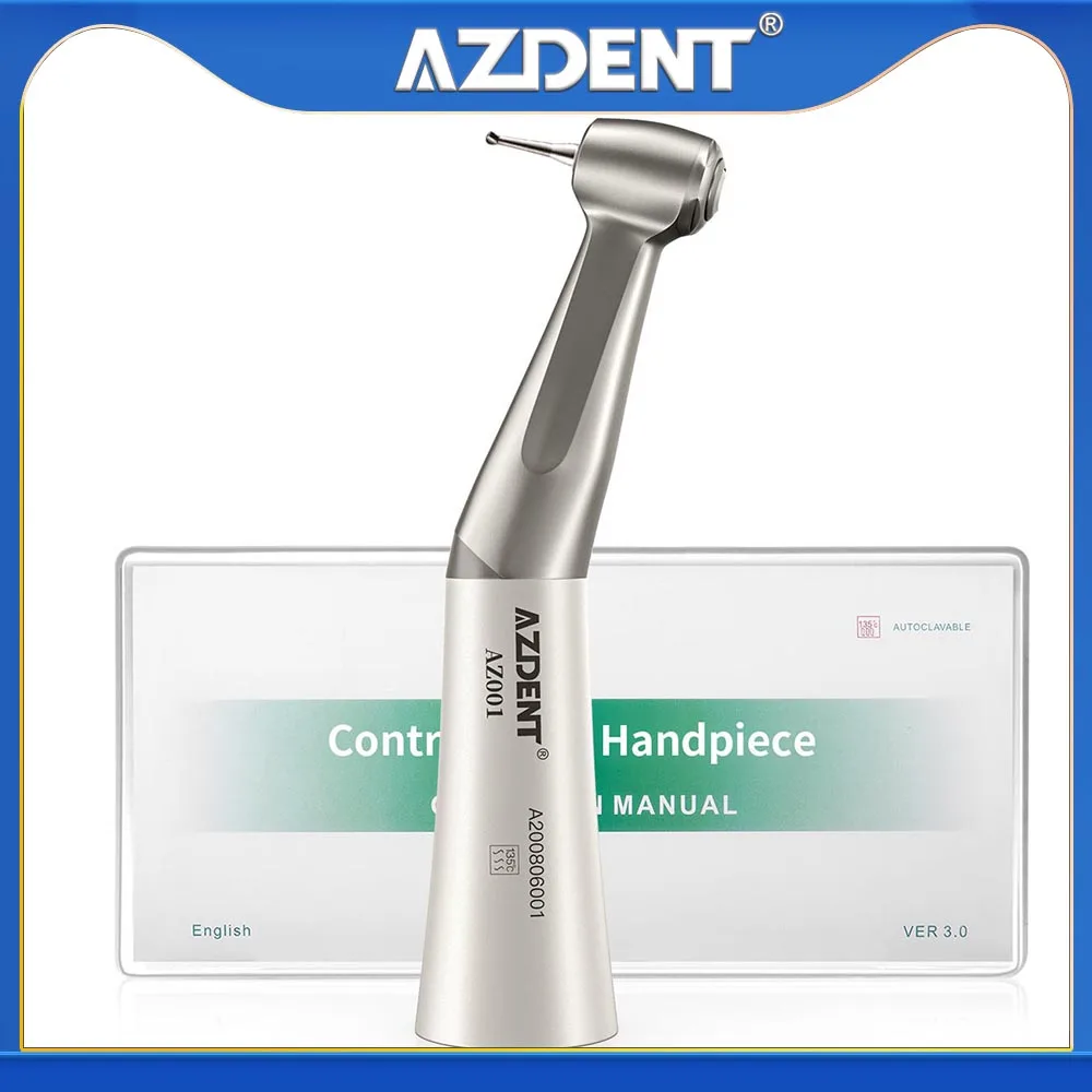 Azdent Manipolo A Bassa Velocità Contrangolo Manipolo Dritto 2/4 Fori Motore Ad Aria Autoclavabile 135 ° C