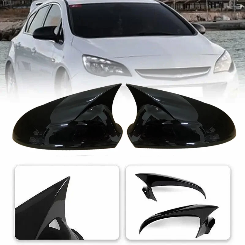 Per Vauxhall Astra Opel Astra J Mk6 Berlina Hatchback Bat Mirror Cover 2010-2015 M Style Side Wing Mirror Cover Caps Add On Pair
