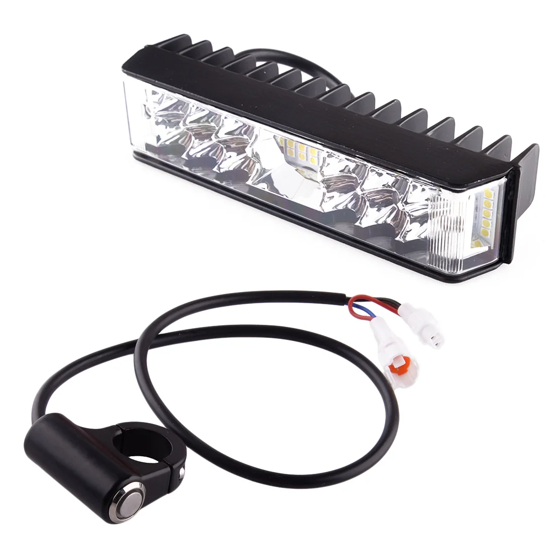 Ip67 18W Luce Lampeggiante Anteriore Led Interruttore Barra Faro Adatto Per Talaria Sting E-Bike 6000K