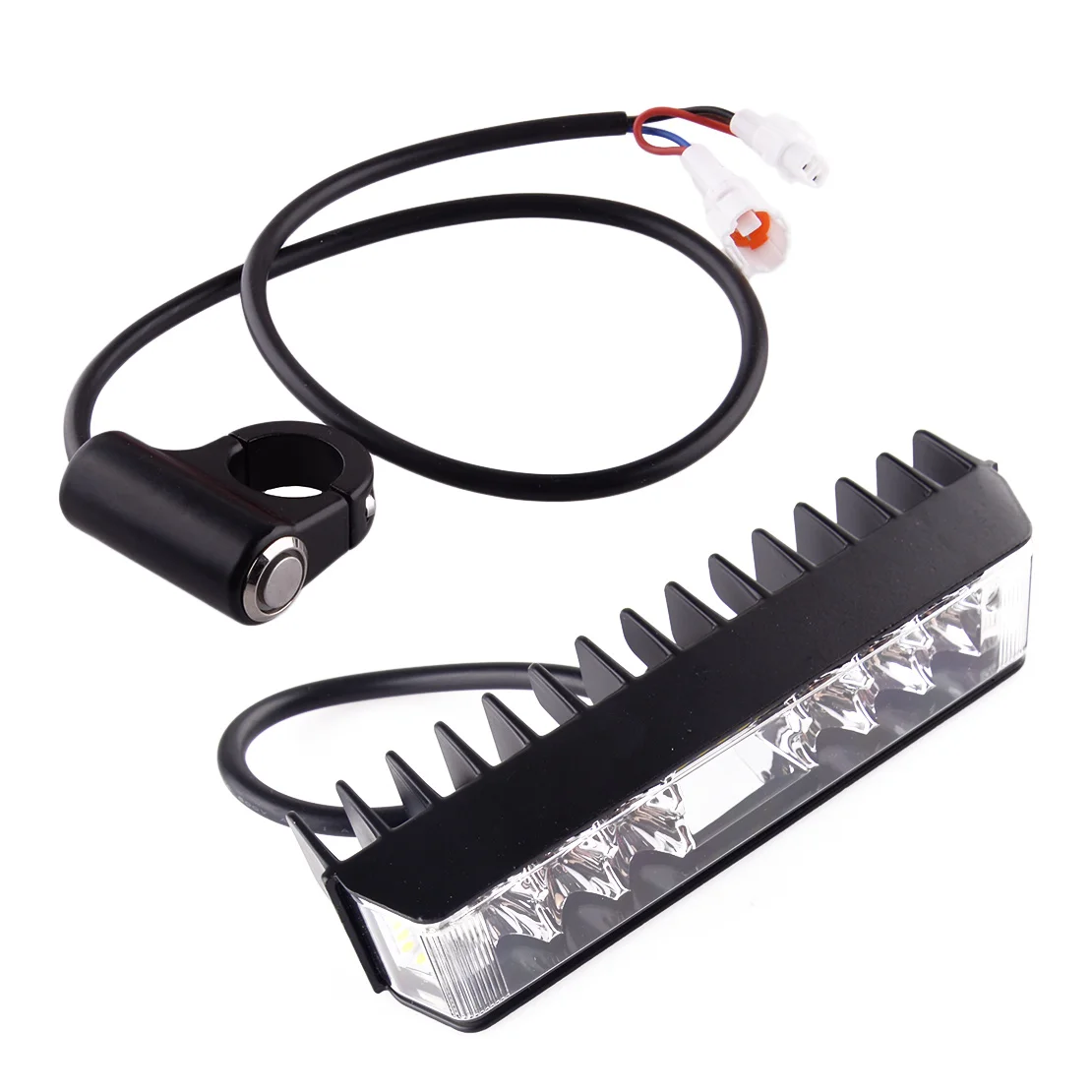 Luce Lampeggiante Anteriore Led Interruttore Barra Faro 6000K Ip67 18W Adatto Per Talaria Sting E-Bike