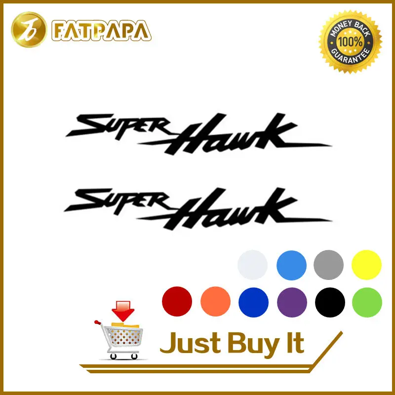 Ruote Della Bici Del Motociclo Serbatoio Carburante Carena Bagaglio Notebook Casco Moto Decals Sticker Fit Per Honda Super Hawk