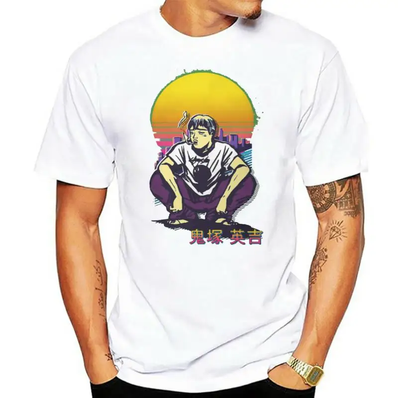Grande Insegnante Onizuka Gto Eikichi Azusa Manga Maglietta Da Uomo Retrowave Maglietta Distintiva Harajuku Streetwear Hipster