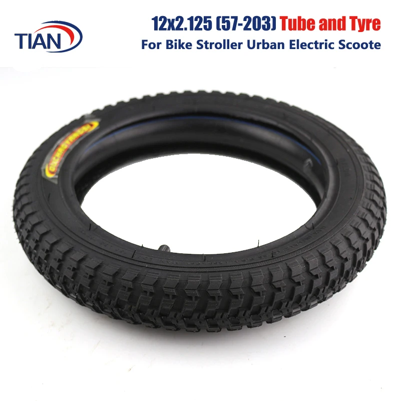 Pneumatico Di Alta Qualità 12X2.125 57-203 Adatto A 49Cc Mini Dirt Bike E Scooter Tube Razor Dirt Bike Rocket Pneumatico Da 12 Pollici E Pneumatico In