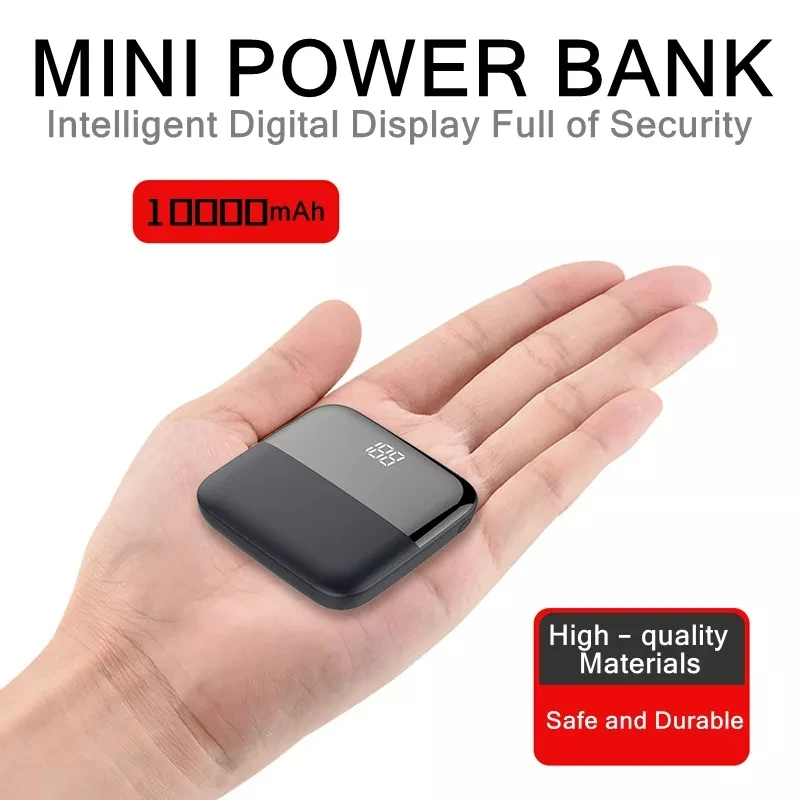 Mini Power Bank Per Iphone 15 Xiaomi Samsung 20000Mah Powerbank Ultra Sottili Portatili Per Caricabatterie Per Cellulare Con Doppio Usb