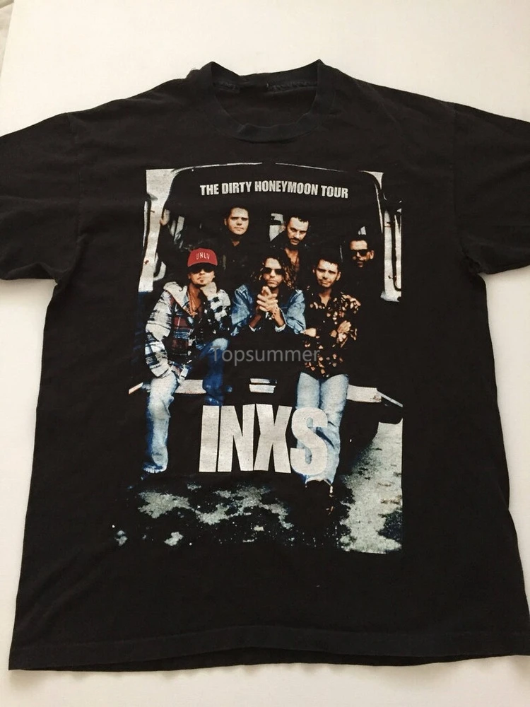 The Dirty Honey Tour Vintage Inxs Shirt Classic Black Unisex S-234Xl H732