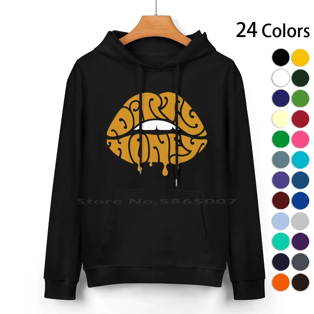 Dirty Honey Band Logo Essential Pure Cotton Felpa Con Cappuccio Maglione 24 Colori Dirty Honey Band Logo Essential 100% Cotone Con Cappuccio