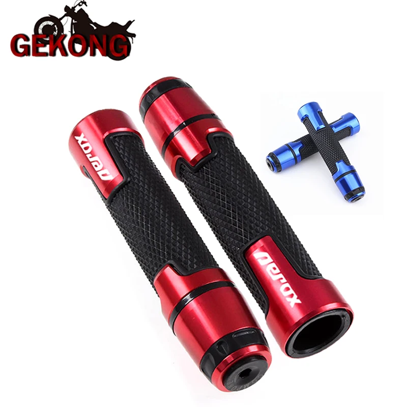 Per Yamaha Aerox Aerox Moto 7/8 "22Mm Manopole Manubrio In Gomma Alluminio Estremità Tappi Manubrio Tappi Manubrio