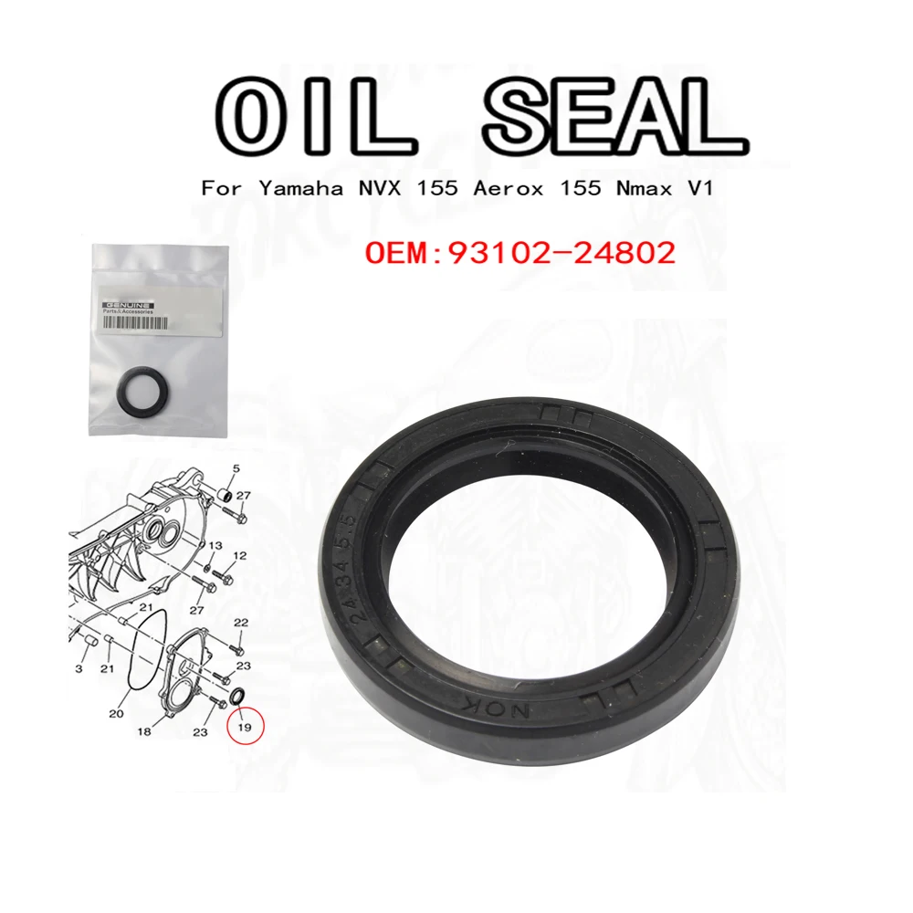 Per Yamaha Nvx 155 Aerox 155 Nmax V1 Paraolio Carter
