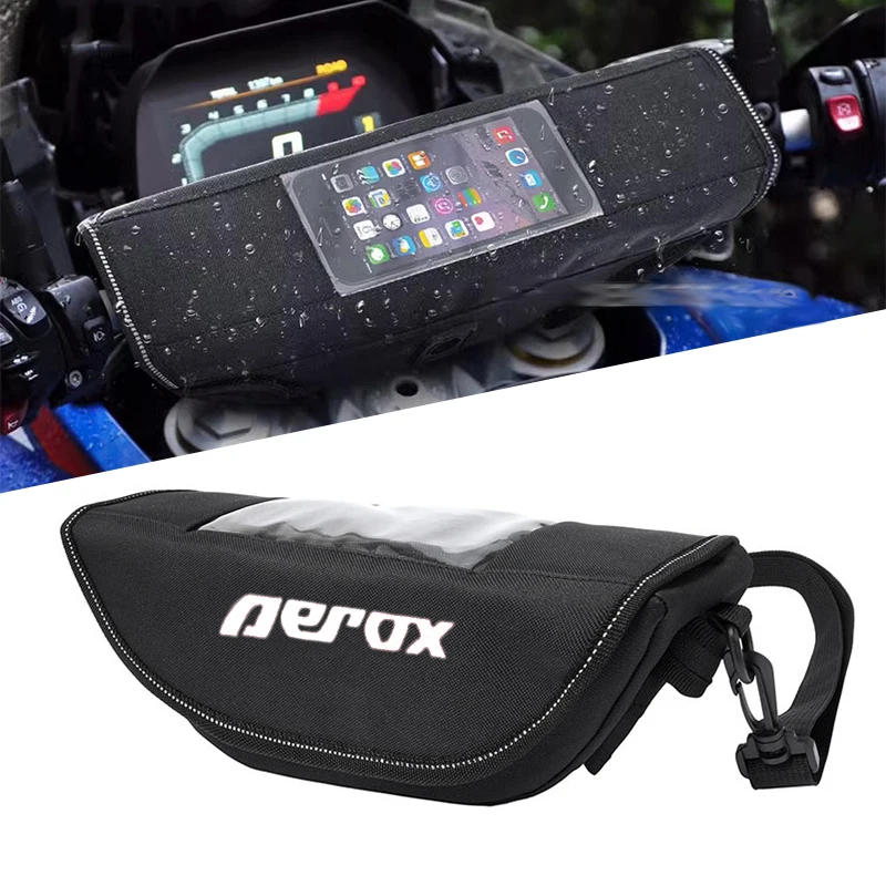 Per Yamaha Aerox Nvx Yamaha Aerox Nvx Black Edition Moto Manubrio Borsa Di Navigazione Storage Borsa Impermeabile Toolkit