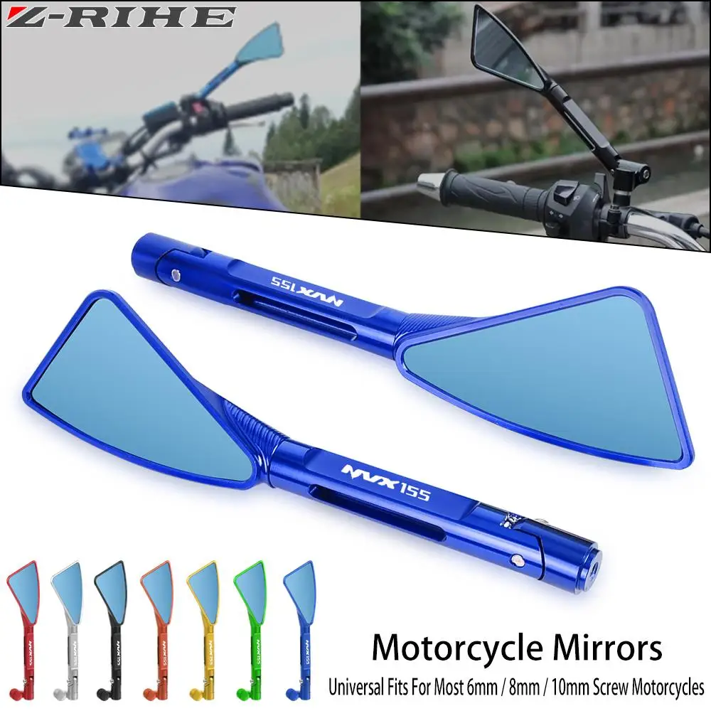 8Mm 10Mm Specchio Universale Per Yamaha Nvx155 Aerox155 Aerox Nvx 155 2021 2022 Nx650 Nx 650 Specchietti Retrovisori Cnc Per Moto