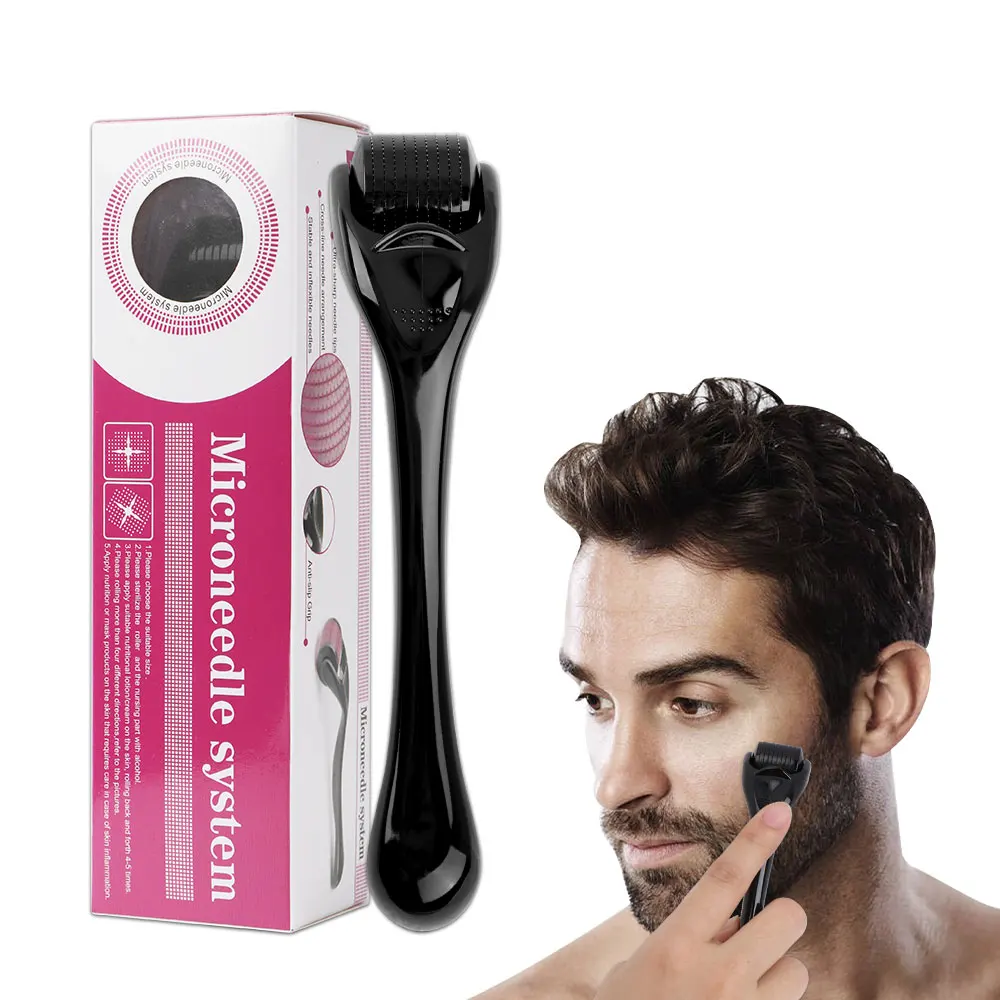 Derma Microneedling Microneedle Micro Aghi Rullo Viso Per La Crescita Dei Capelli Dermastamp Cura Della Pelle Mesoterapia Bellezza Dropshipping