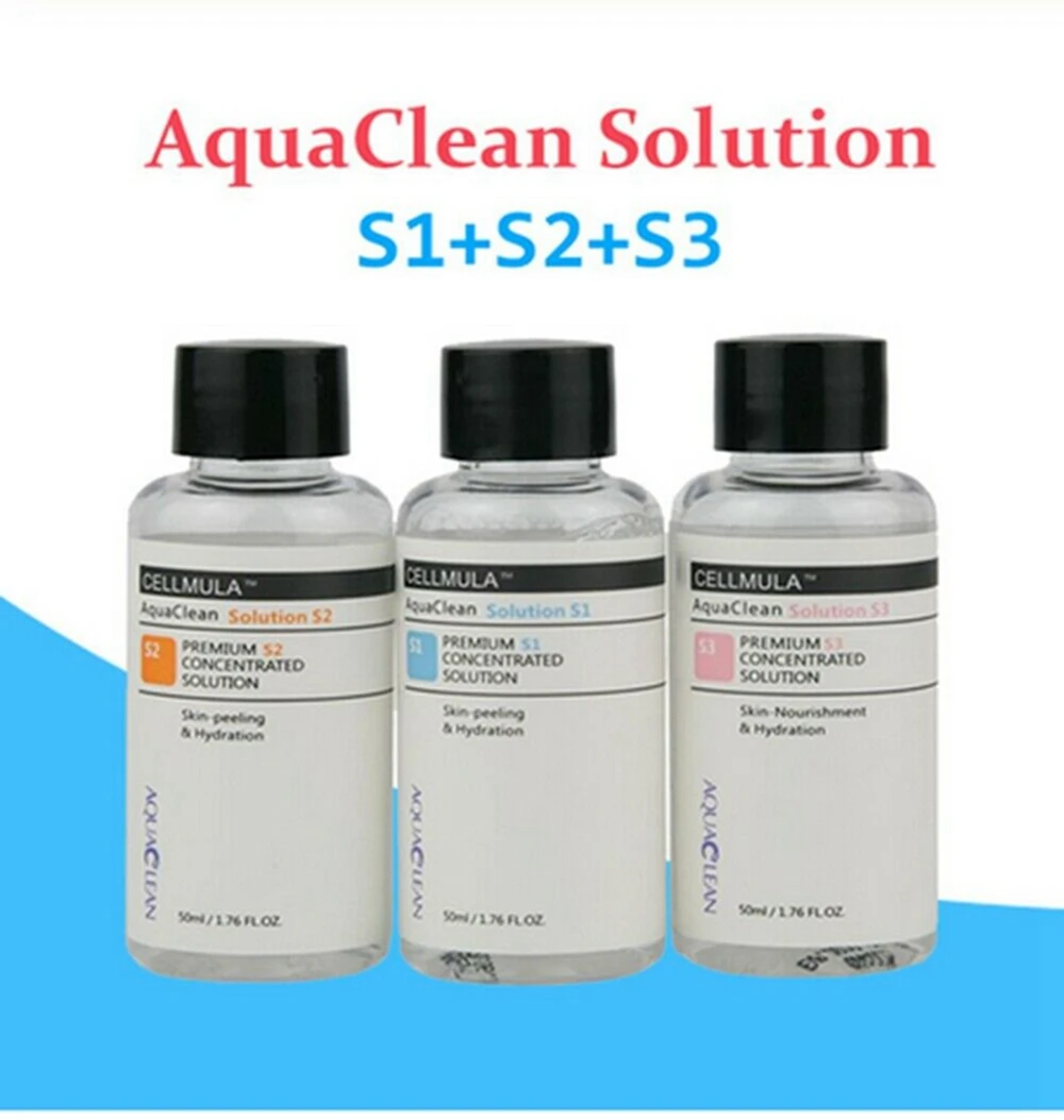 Hydra Facial Serum Aqua Clean Peeling Solution Per Hydro Dermoabrasione Cura Della Pelle Beauty Machine Soluzione Per La Rimozione Delle Rughe S1 S2 S