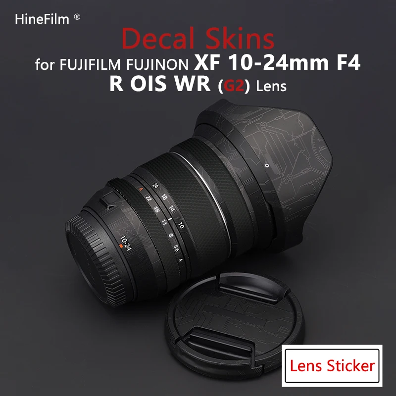 Fuji Xf10-24 F4 Gen 2 Lens Premium Decal Skin Per Fujifilm Fujinion Xf10-24Mm F4 R Ois Wr Lens Protector Cover Sticker Wrap Film