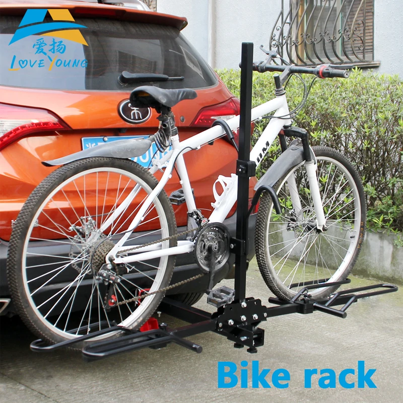 2 Biciclette Universal Hitch Mounted Platform Model Car Bike Carrier Rack Fit Ricevitore Con Attacco Da 2 Pollici