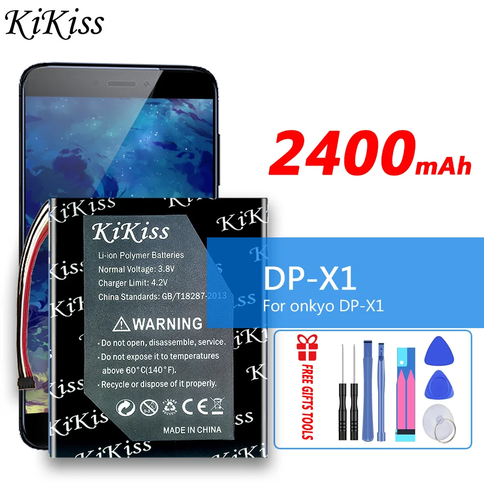 Batteria Kikiss 2300Mah Per Onkyo Dp-Cmx1 X1A Ha200 Ha300 Pd-S10 Dp-S1 A Dp-X1 Xdp-300R 100R Player Teac Ha-P90Sd Batteria